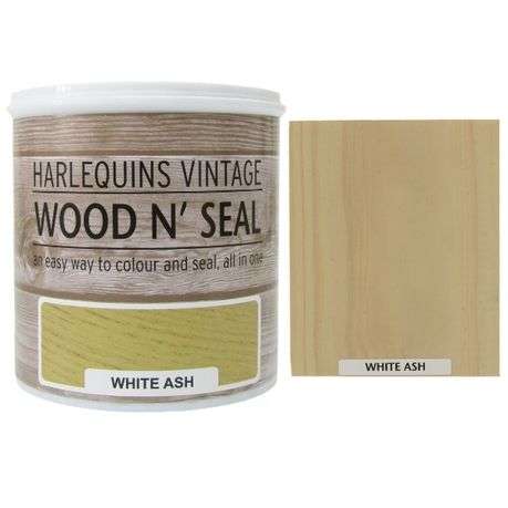 Harlequin - Wood n' Seal - Colour and Sealant for Raw Wood - 1 Litre - White Ash