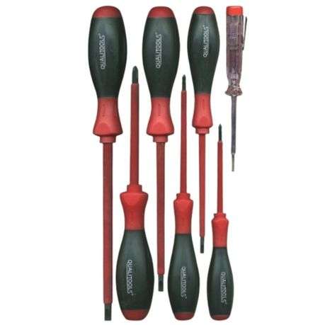 Qualitools - Screwdriver Set (Electrical Insulated) - (7 Pieces)