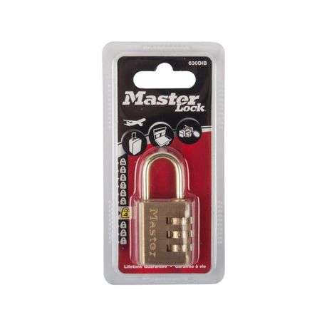 Mackie Brass Master Body Lock Combination - 30mm