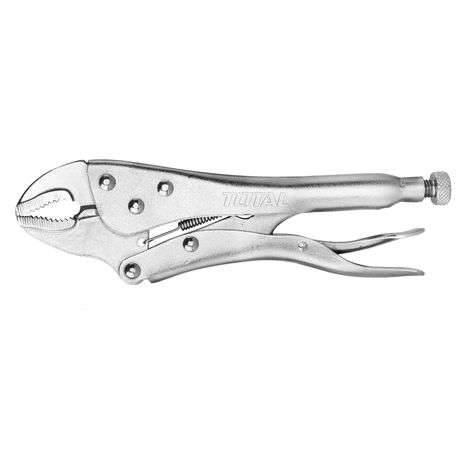 Total Tools Jaw Locking Plier Curved 7"