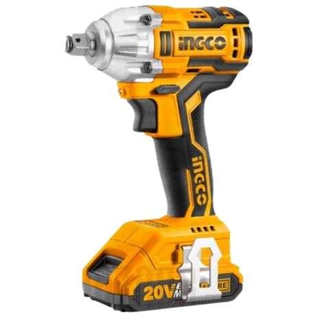 Ingco - Impact Wrench (Cordless) with 2 x Batteries, Charger and Bag