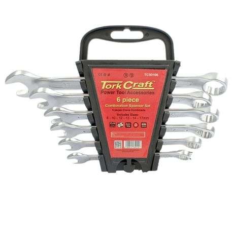 Tork Craft - Combination Spanner Set - 6 Piece