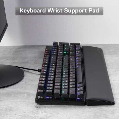 Redragon METEOR Large Gaming Keyboard Wrist Pad - Black