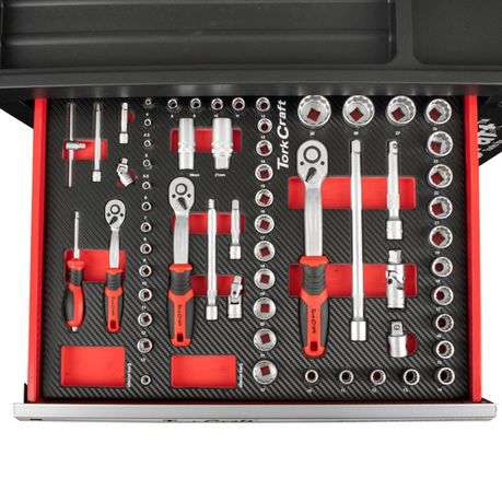 Tork Craft 6 Drawer Roller Tool Cabinet on Castors with 184 Pieces