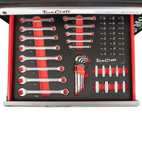 Tork Craft 6 Drawer Roller Tool Cabinet on Castors with 184 Pieces
