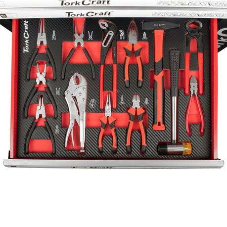 Tork Craft 6 Drawer Roller Tool Cabinet on Castors with 184 Pieces