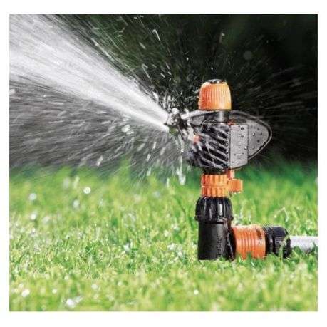 Claber - Sprinkler / Pulsating Sprinkler Head on a Plastic Pike