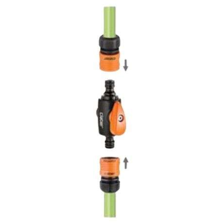 Claber - Connector with Shut-Off Valve