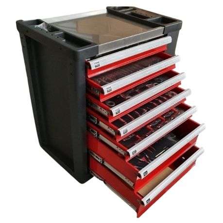 Stallion - 7 Drawer Tool Trolley / Cabinet Tool Set Including 250 Piece Tools