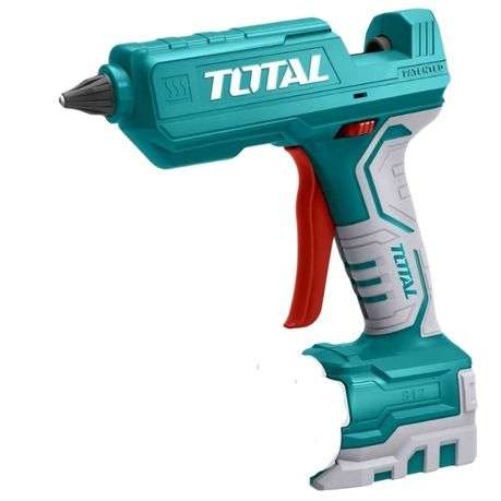 Total Tools - Glue Gun / Lithium-Ion Glue Gun with 3 x Glue Sticks - 12V