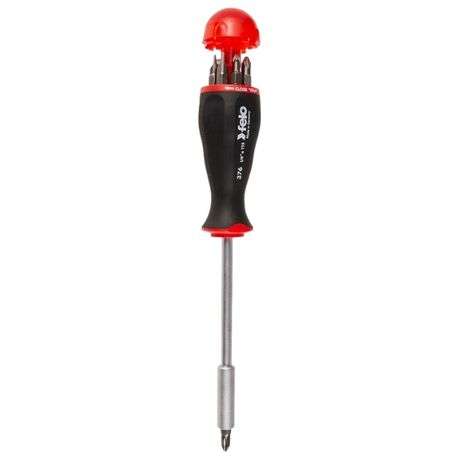 Felo - 1/4"F Bit Holder 376 / Bit Screwdriver - 8 Piece