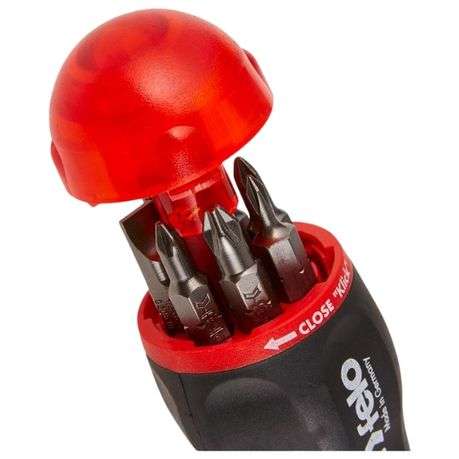 Felo - 1/4"F Bit Holder 376 / Bit Screwdriver - 8 Piece