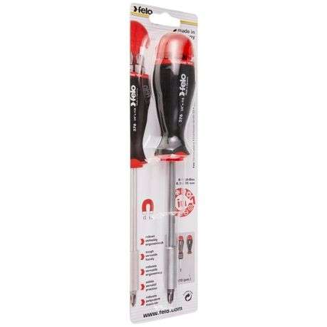 Felo - 1/4"F Bit Holder 376 / Bit Screwdriver - 8 Piece