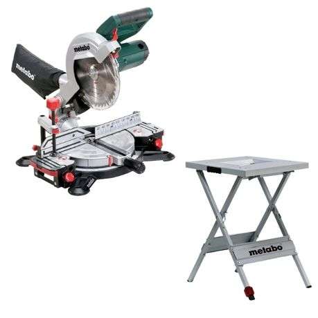 Metabo - Mitre Saw KS 216 M LASERCUT(619216000) &amp; Machine Stand (631317000)