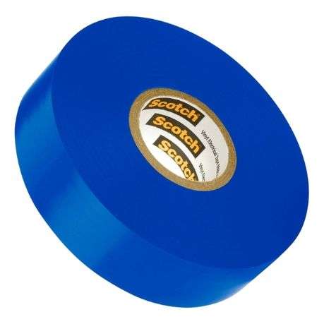 Scotch - Vinyl Electrical Tape - 3m (Blue)
