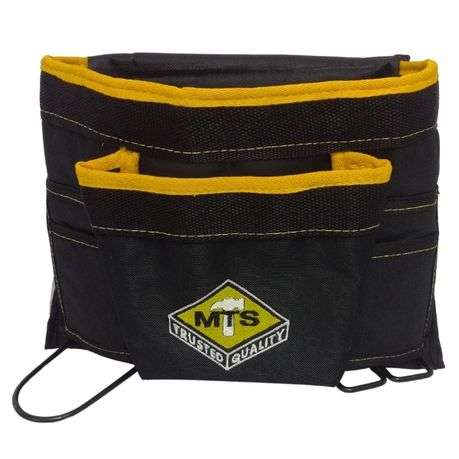 MTS - Tool Bag with 4 Pockets and Attached Mini Metal Stand 22 x 29cm
