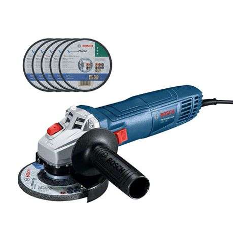 Bosch GWS 700 + 5 Cutting Discs for Metal