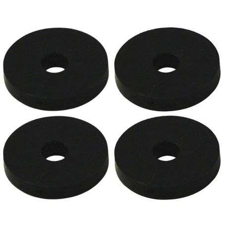 MTS - Flat Tap Washers 19mm Black - 4 Piece