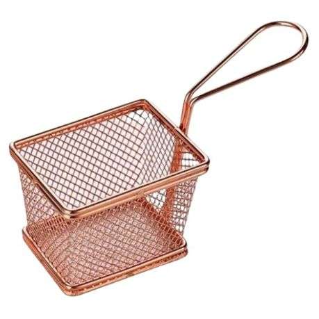 Source Direct - Stainless Steel Frying Basket - Large (12.5 x 10 x 8.5cm)