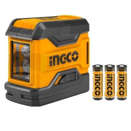 INGCO - Self-Leveling Line Laser Including Batteries - 0-15m Working Range