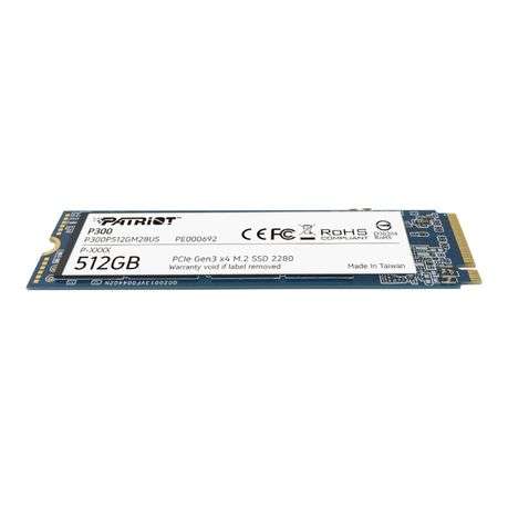 Patriot P300 512GB M.2 PCIe NVMe SSD1