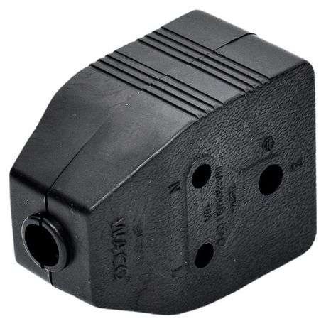 WACO - Rubber Janus Coupler 16A 3PIN Double Sided