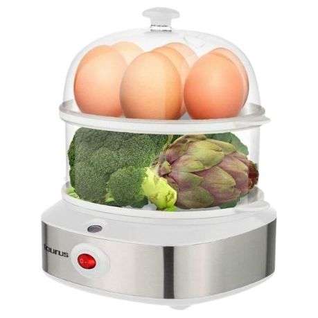 Taurus - Double Layer Egg Boiler (Up to 14 Eggs) / Mini Food Steamer
