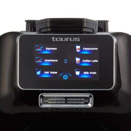 Taurus - Automatic Coffee Maker with Coffee Bean Grinder WiFi Enabled 19Bar