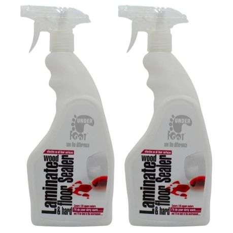 Under Foot - Laminate Wood Floor Sealer - 750ml - Pack of 2