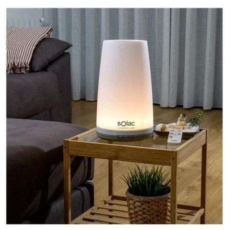 Solac - Electric Throw Over Blanket(Double Bed) &amp; Comfort Lamp Humidifier
