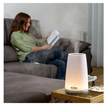 Solac - Electric Throw Over Blanket(Double Bed) &amp; Comfort Lamp Humidifier