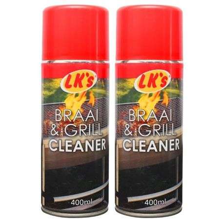 LK's - Braai and Grill Cleaner - 400ml (Pack of 2)