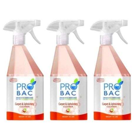 Probac  Carpet and Upholstery Cleaner 750ml - Pack of 3