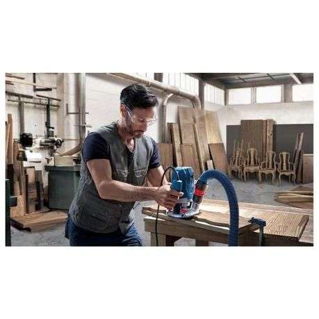 Bosch - Plunge Router GOF 130 with Accessories and Heavy Duty Tool Bag
