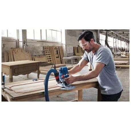 Bosch - Plunge Router GOF 130 with Accessories and Heavy Duty Tool Bag