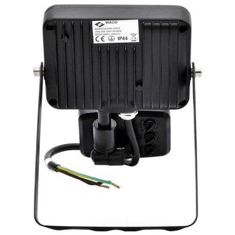 Waco - LED Floodlight 10W 6500K Slimline - With Sensor