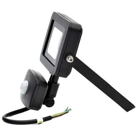 Waco - LED Floodlight 10W 6500K Slimline - With Sensor