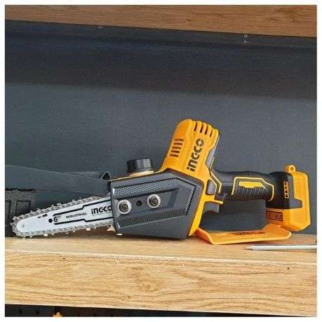Ingco - Lithium Ion Cordless Chain Saw Mini 20V