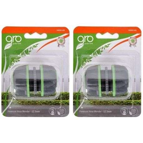 Gro - Hose Mender (Premium) - 1/2 Inch Pack of 2