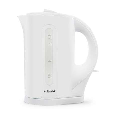 Mellerware - "Tugela" 1.7L Cordless Plastic Kettle White