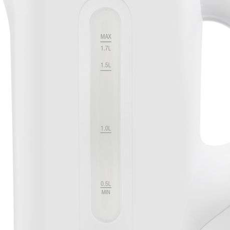 Mellerware - "Tugela" 1.7L Cordless Plastic Kettle White