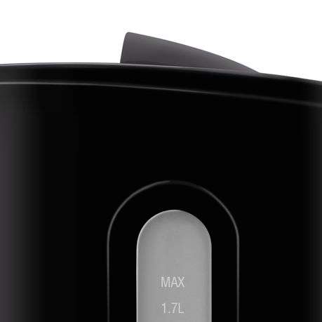 Mellerware - "Tugela" 1.7L Corded Plastic Kettle Black
