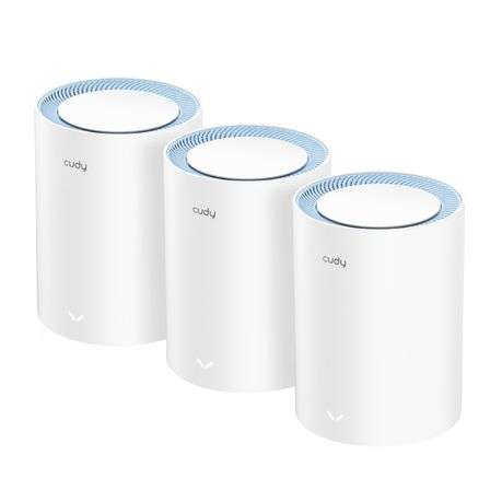 Cudy M1200 AC1200 Dual-Band Whole Home Mesh Wi-Fi Router  3 Pack