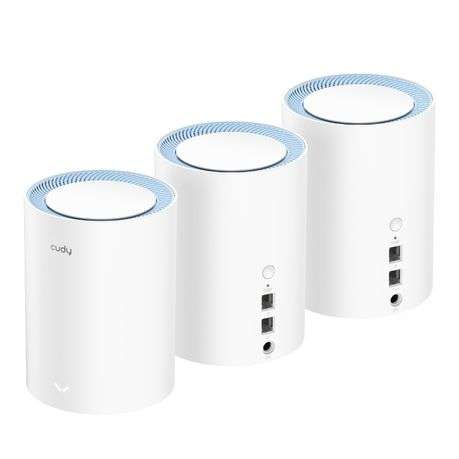 Cudy M1200 AC1200 Dual-Band Whole Home Mesh Wi-Fi Router  3 Pack