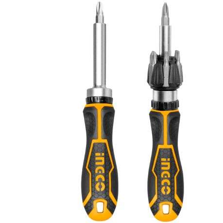 Ingco- 8pc - Ratchet Screwdriver Set