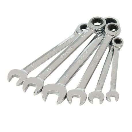 Ingco - 6pc - Ratchet Spanner Set