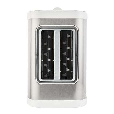 Taurus - "Arctic" 2 Slice Stainless Steel 7 Heat Settings Toaster - 870W