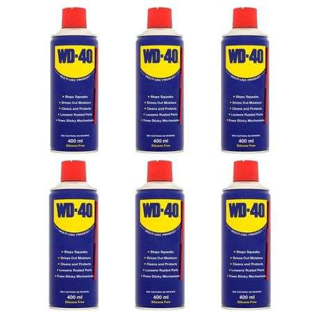 WD40 - Multi-Use Lubricant 400ml (Pack of 6)