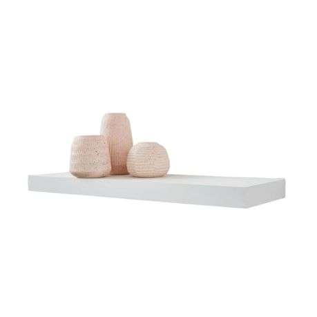 Mackie - Chunky Floating Shelf - 1200mm x 235mm x 50mm - Washed Oak