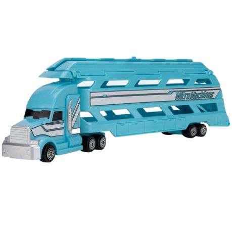 Micromachines - Mini Vehicle Hauler - Blue - 1